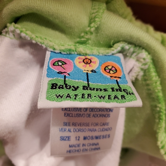 Baby Buns Inc Pink Flamingo Hooded Swimsuit Cover - Picture 10 of 10